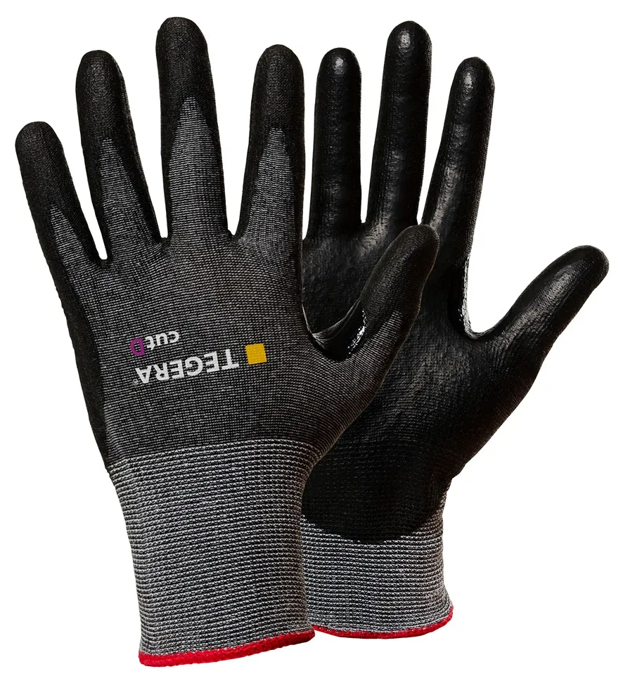 Guanti da lavoro Tegera TEGERA, Tg. 11, in HPPE, Nylon, Spandex, Filato in fibra di acciaio inox, col. Grigio
