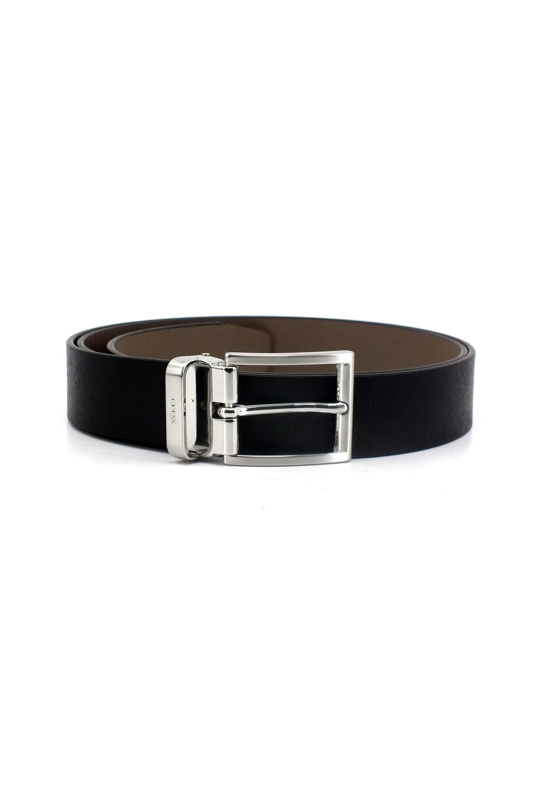 GUESS Cintura Uomo Black Taupe BM7787P3435