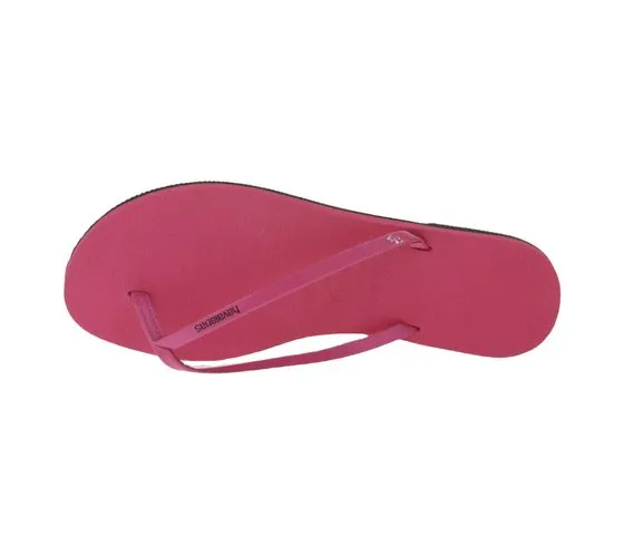 havaianas Metallic Shocking, infradito da donna alla moda con separatore per le dita dei piedi con stampa del logo rosa