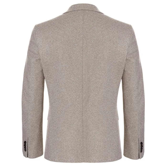 Henk ter Horst - Giacca in lana dal taglio moderno Beige