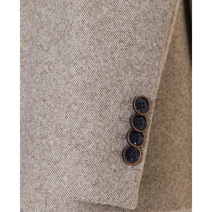Henk ter Horst - Giacca in lana dal taglio moderno Beige