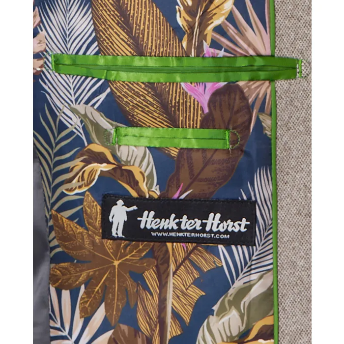 Henk ter Horst - Giacca in lana dal taglio moderno Beige