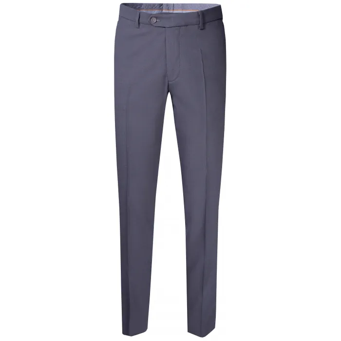 Henk ter Horst Pantaloni chino in lana slim fit Blu scuro