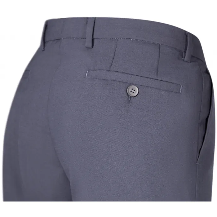 Henk ter Horst Pantaloni chino in lana slim fit Blu scuro