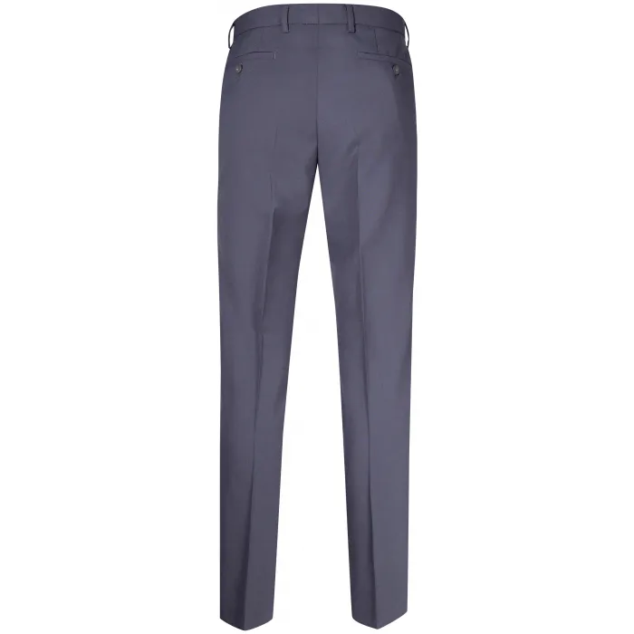 Henk ter Horst Pantaloni chino in lana slim fit Blu scuro