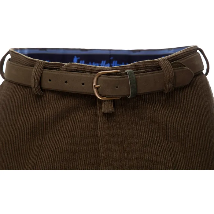 Henk ter Horst pantaloni Trelana in velluto a coste elasticizzato di lana Marrone