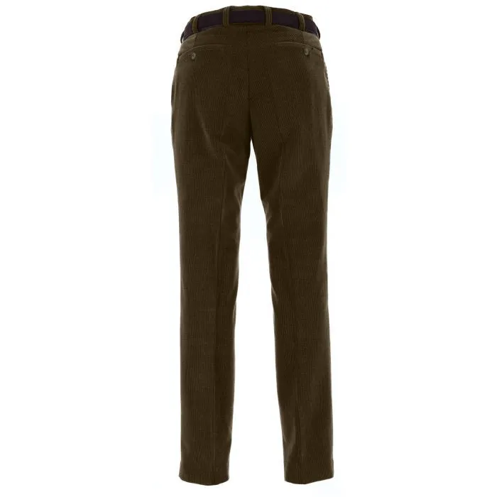 Henk ter Horst pantaloni Trelana in velluto a coste elasticizzato di lana Marrone