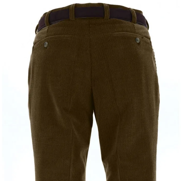 Henk ter Horst pantaloni Trelana in velluto a coste elasticizzato di lana Marrone