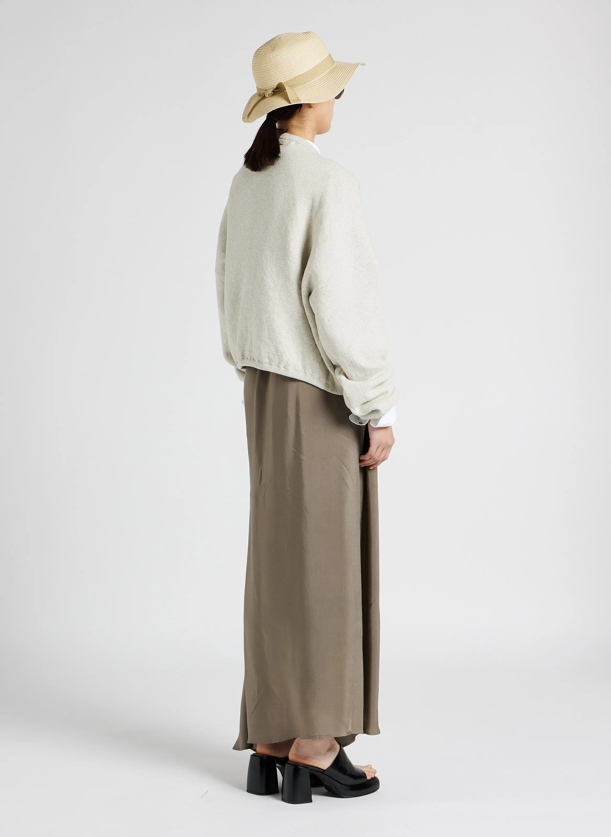  HUMANOID   HERMANN - Camicia ampia con collo classico in cotone | Bianco