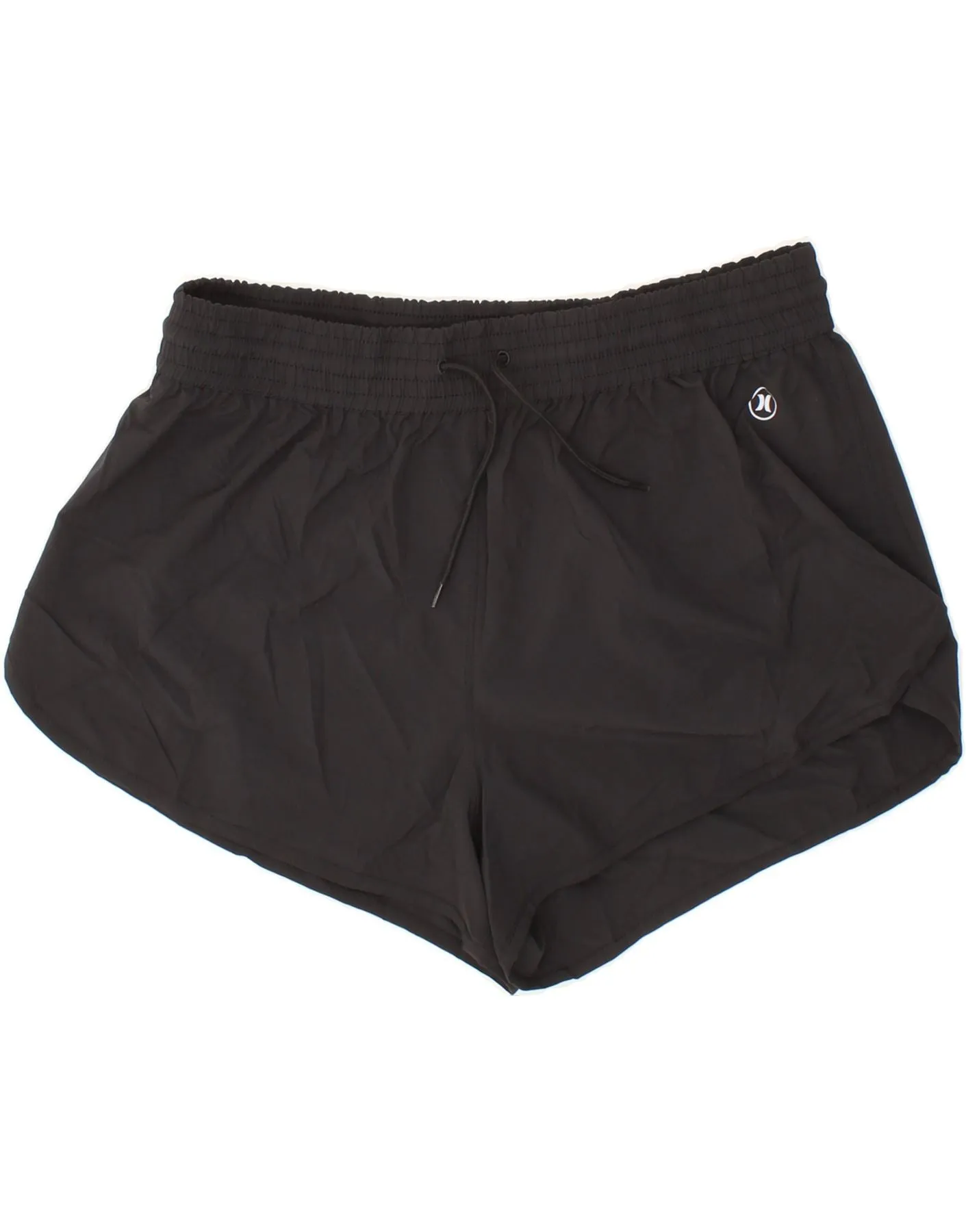 HURLEY Womens Swimming Shorts UK 18 XL Black Polyester