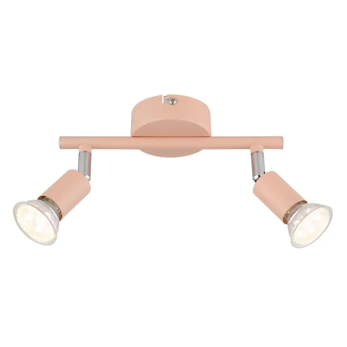 Illuminazione Globo Lighting Matrix Plafoniera, Faretto da soffitto, Applique, Faretto da parete Fucsia, 2-Luci