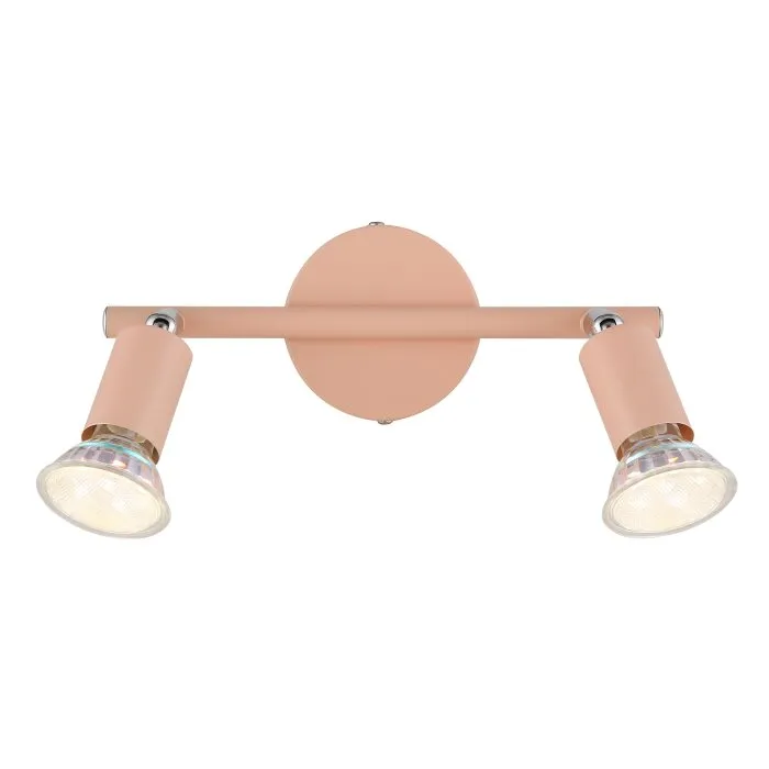 Illuminazione Globo Lighting Matrix Plafoniera, Faretto da soffitto, Applique, Faretto da parete Fucsia, 2-Luci