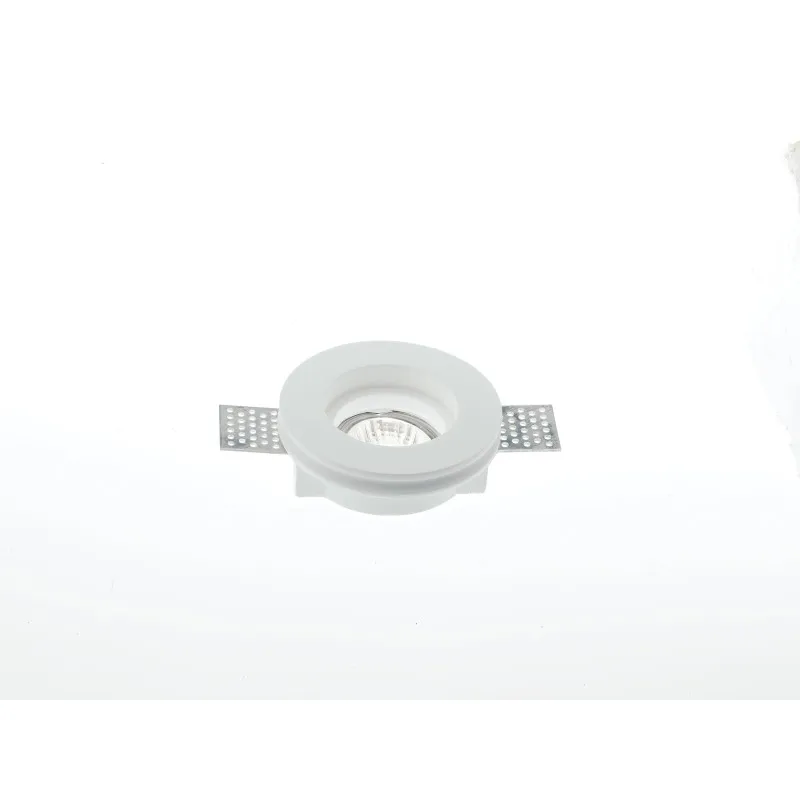 Incasso bianco 1xgu10 10x3cm