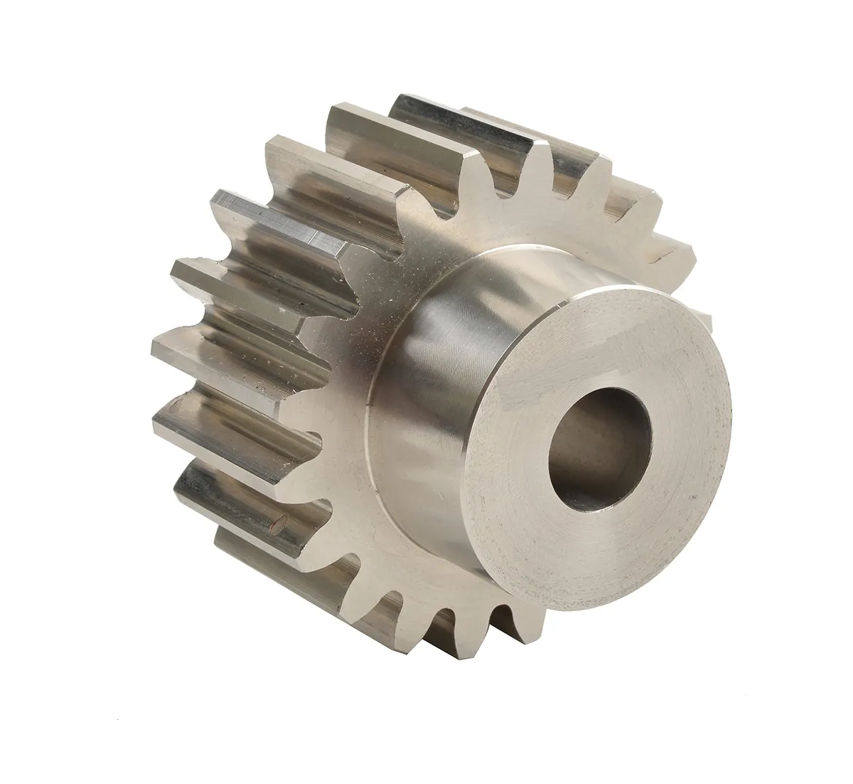 Ingranaggio cilindrico RS PRO, modulo 1.5, 80 denti, passo Ø 120mm, semigiunto Ø 60mm, foro Ø 15mm, in Acciaio