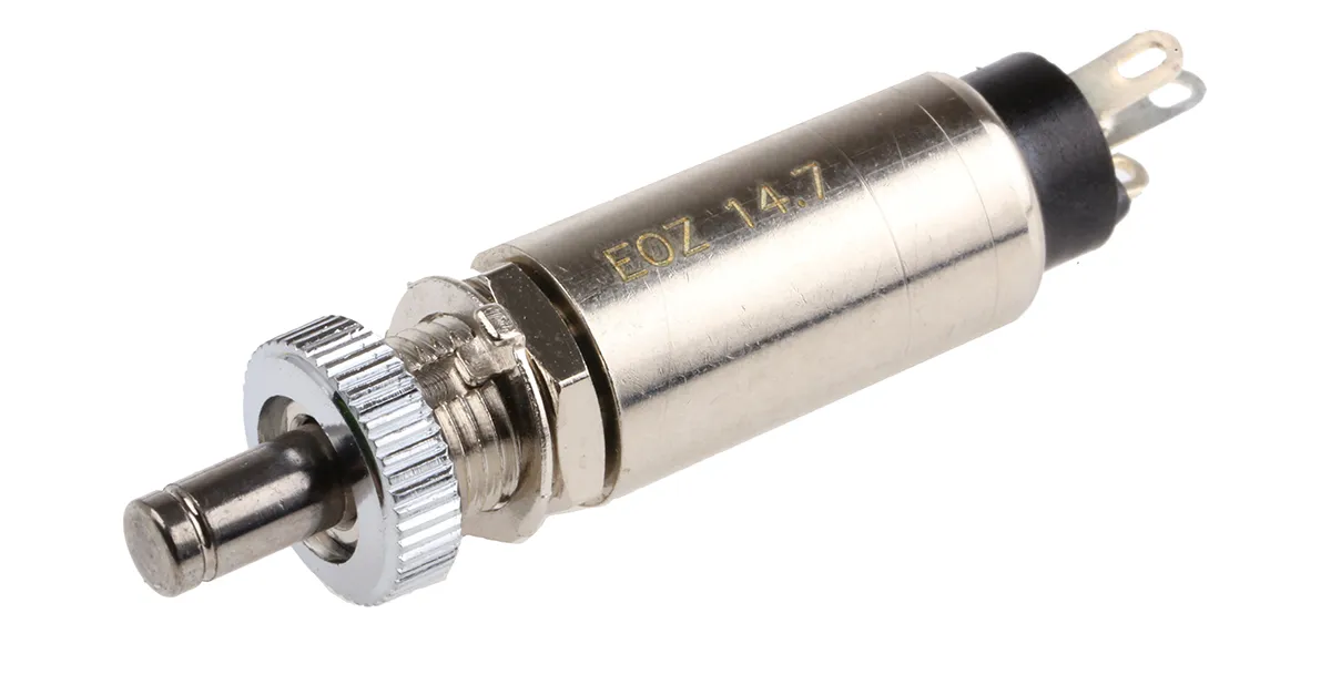 Interruttore a pulsante EOZ, Momentaneo, SPDT, , 500 mA a 12 V Montaggio a pannello