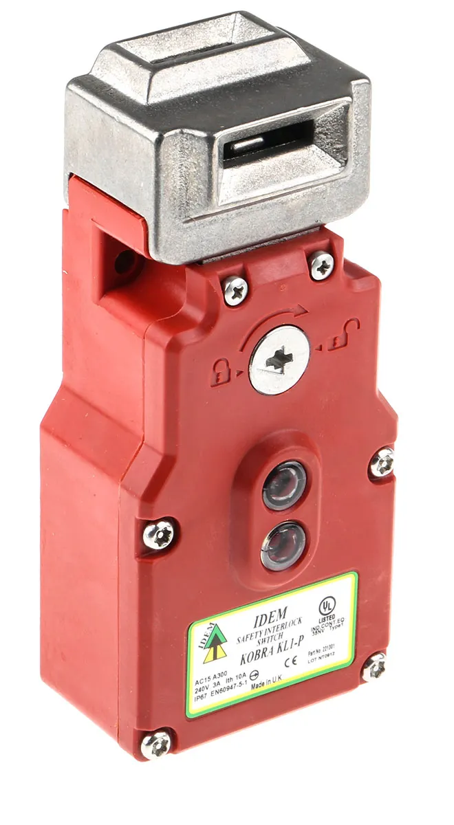 Interruttore di interblocco a solenoide IDEM KL1-P, 24V ca/cc, IP67