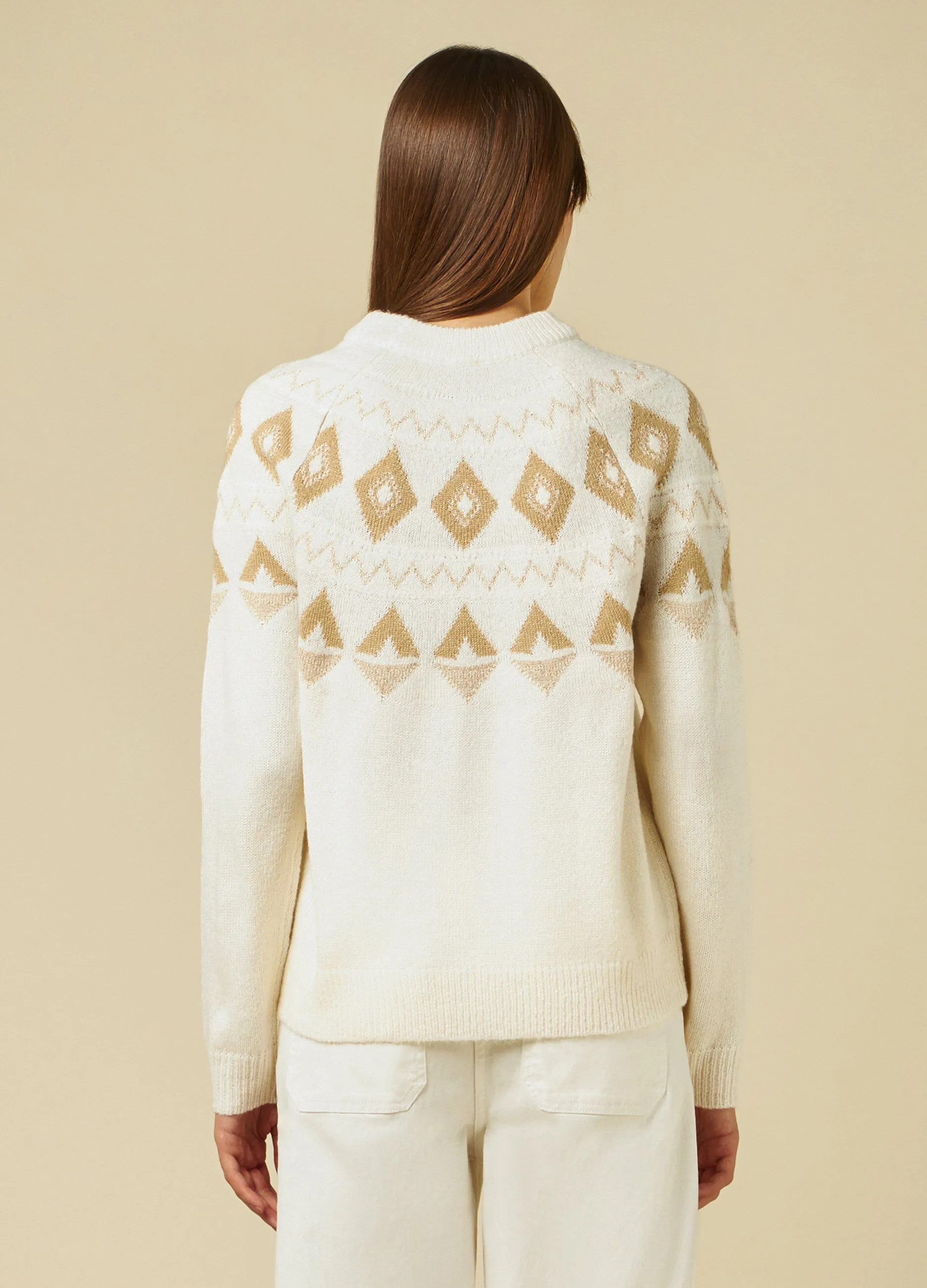 IWIE  Pullover jacquard donna