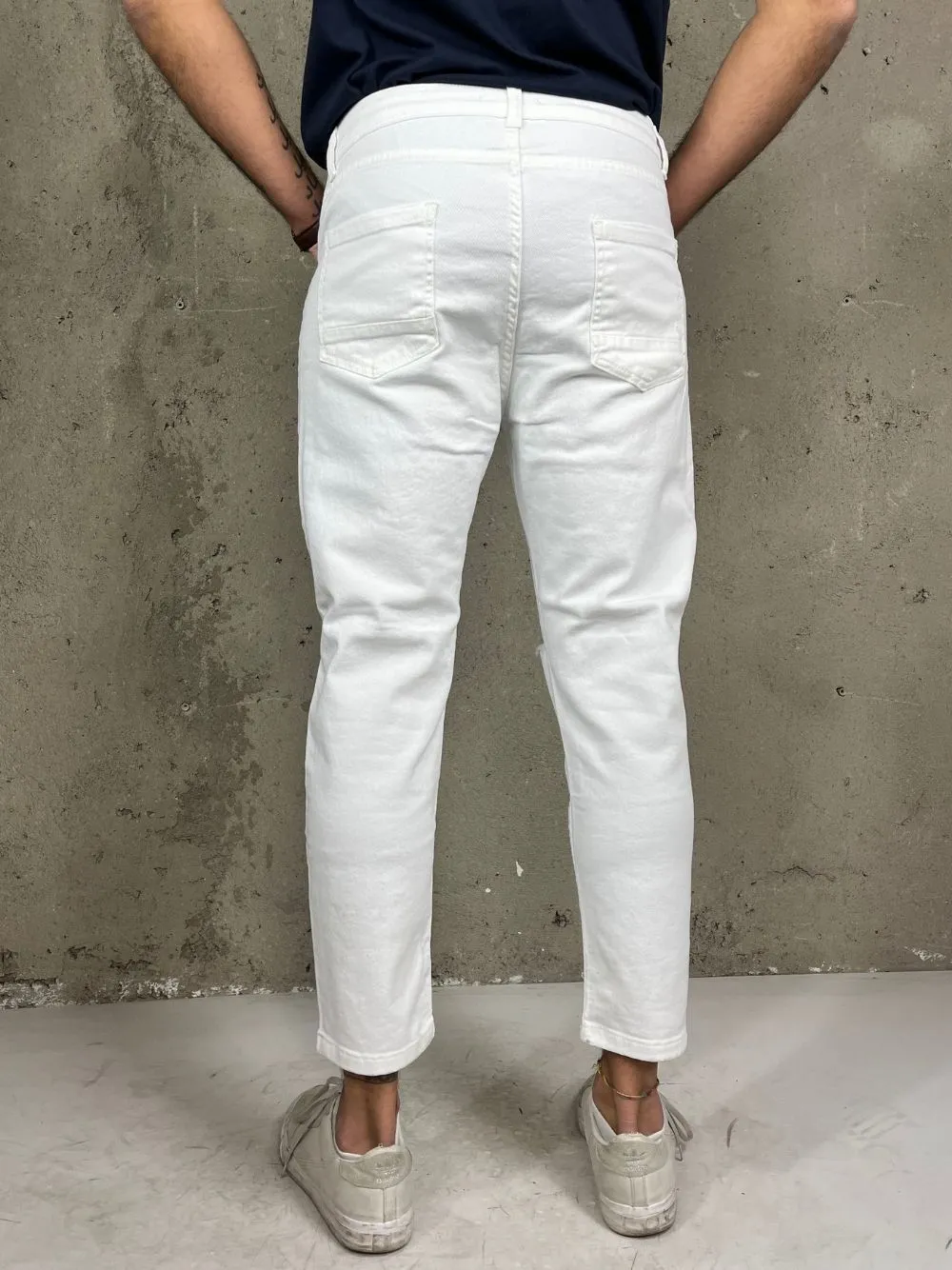 Jeans gl casual strappo ginocchio
