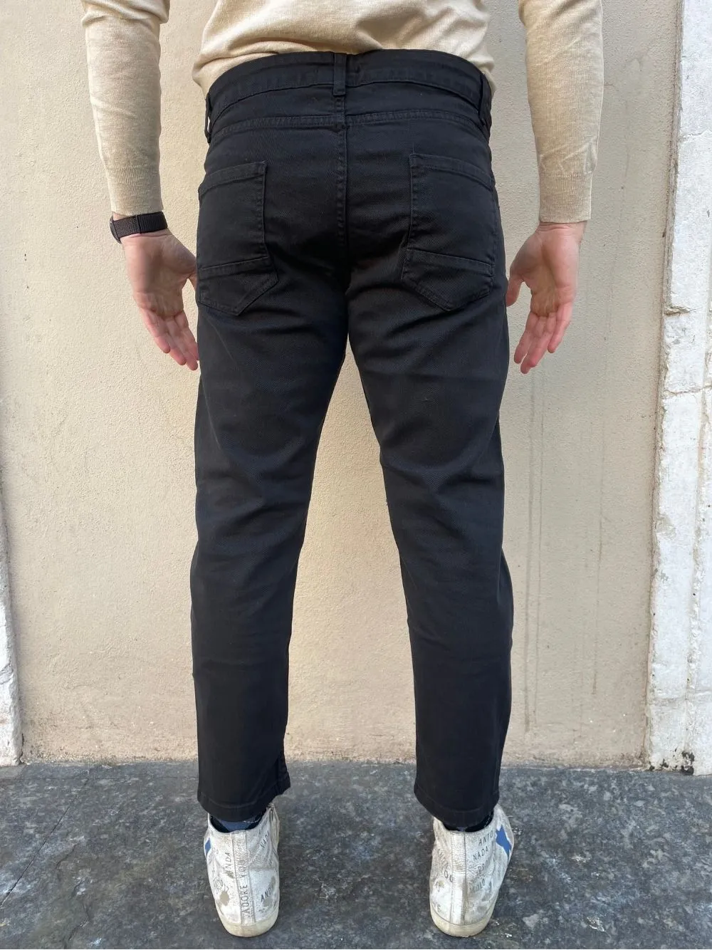 Jeans gl casual strappo ginocchio