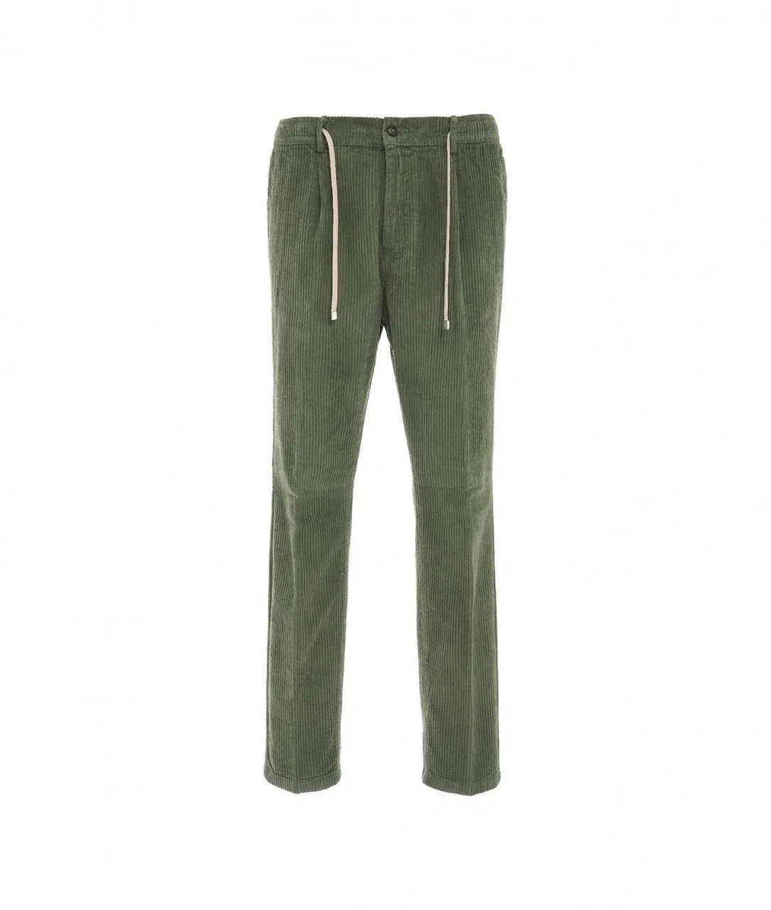 Joggers in velluto a coste verde verde