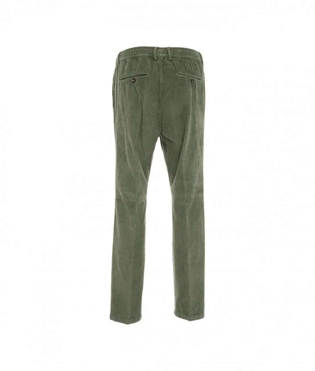 Joggers in velluto a coste verde verde