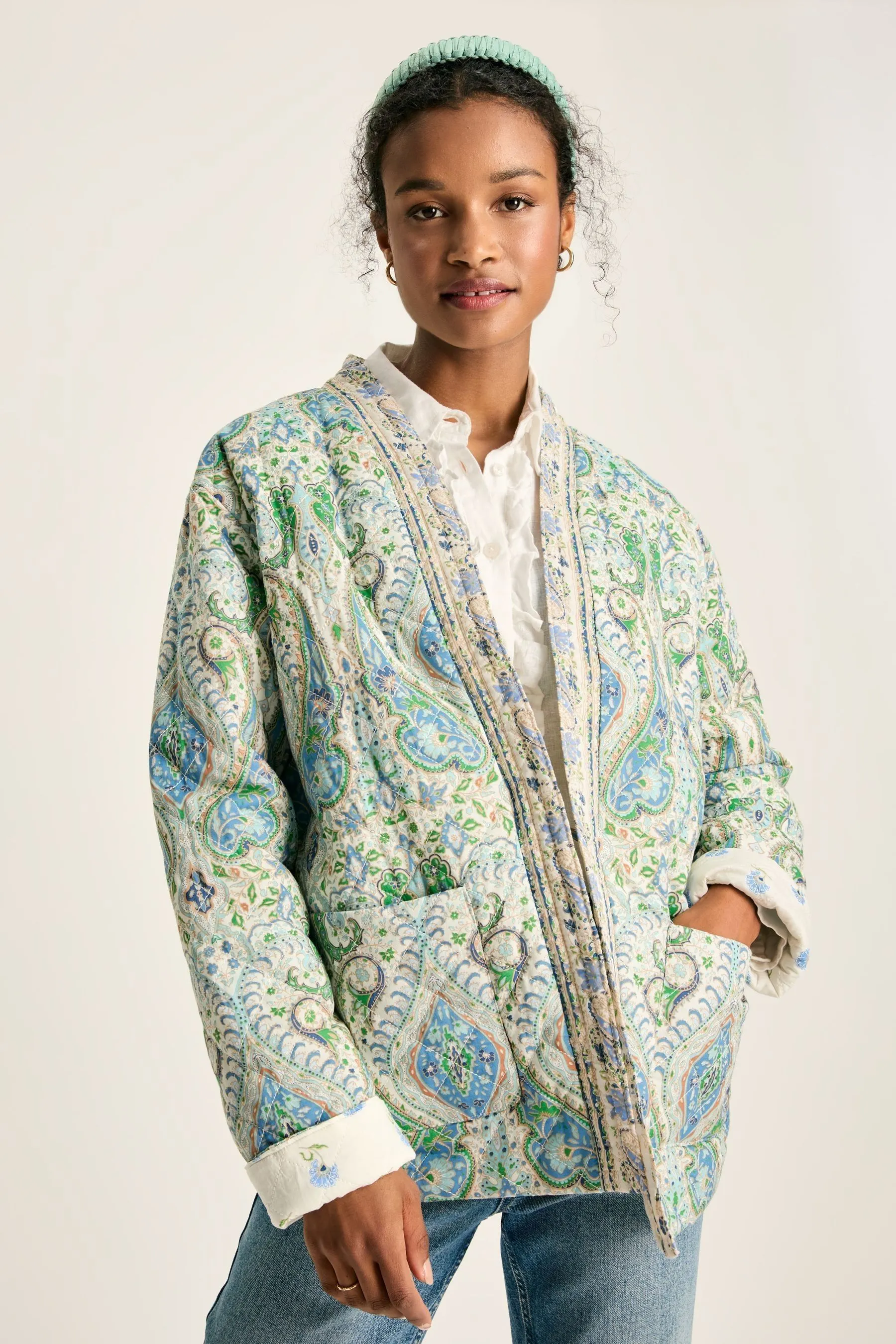 Joules - Blakeney - Giacca comoda in cotone trapuntato