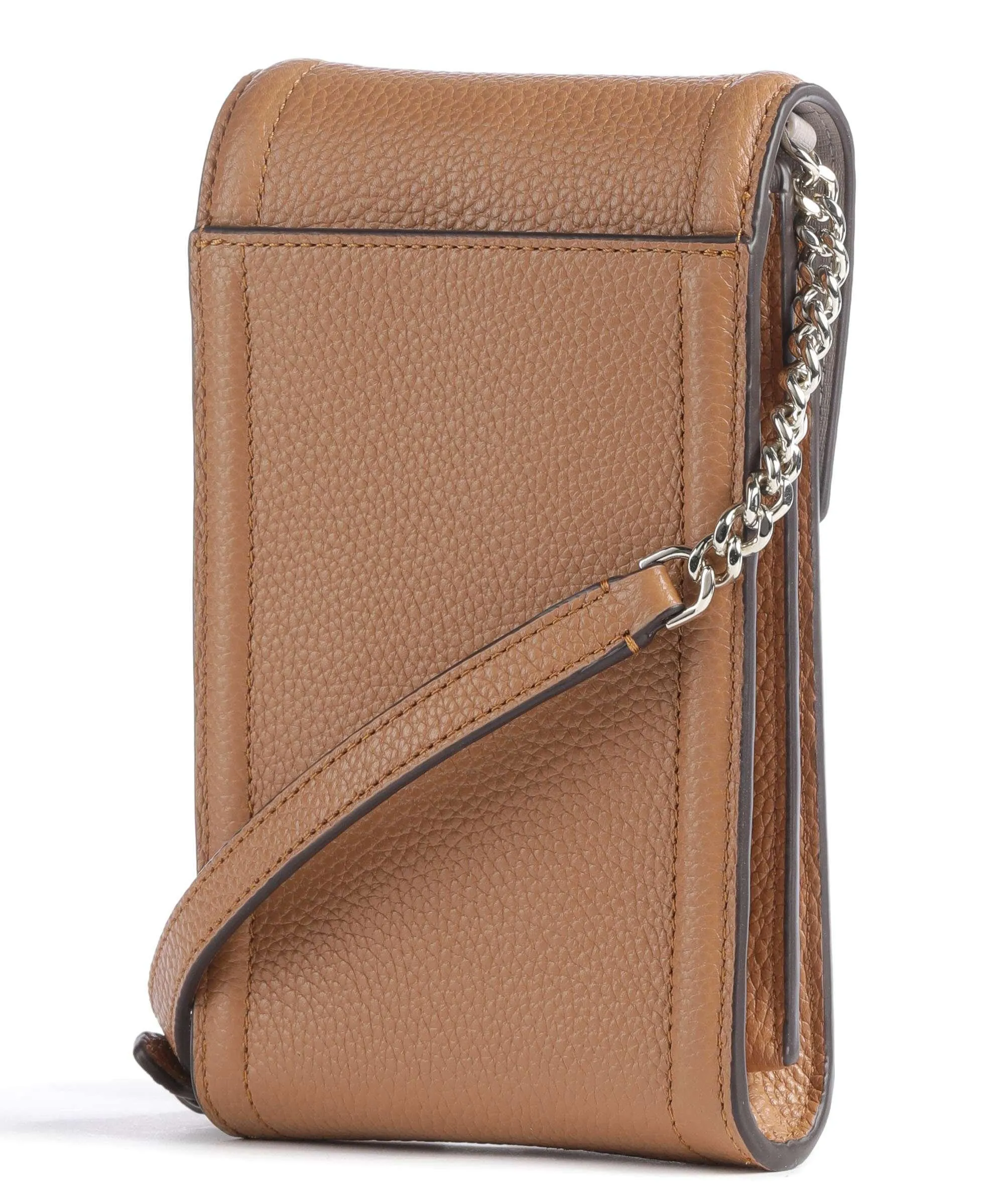  Kate Spade New York Knott Borsetta porta cellulare pelle granulata marrone chiaro  