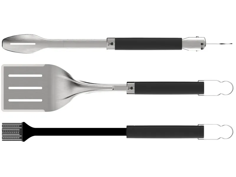 Kit barbecue Weber premium 46 cm 3 pz