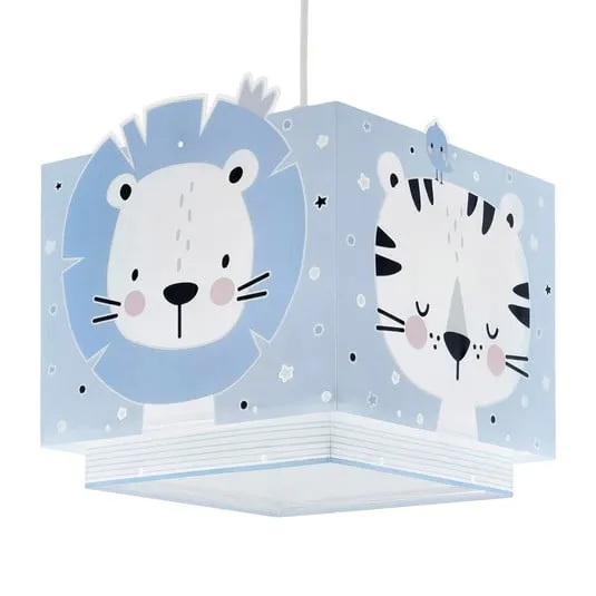 Lampada a sospensione per bambini Dalber Baby Jungle, blu