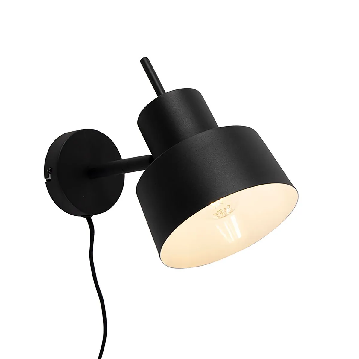 Lampada da parete intelligente nera con WiFi A60 - Chappie