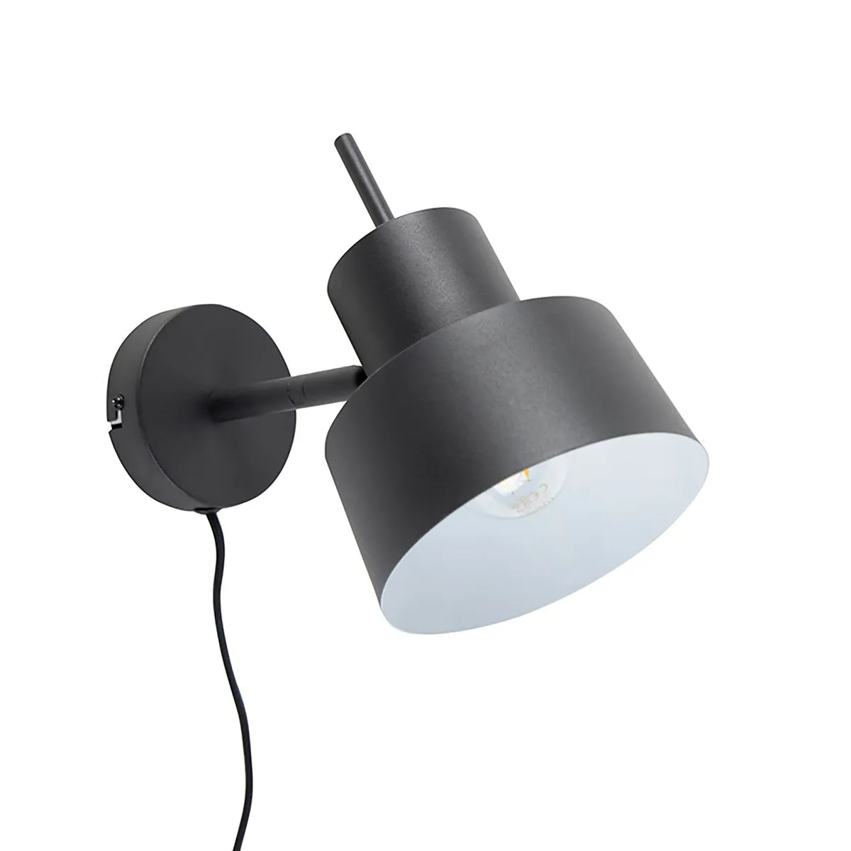 Lampada da parete intelligente nera con WiFi A60 - Chappie