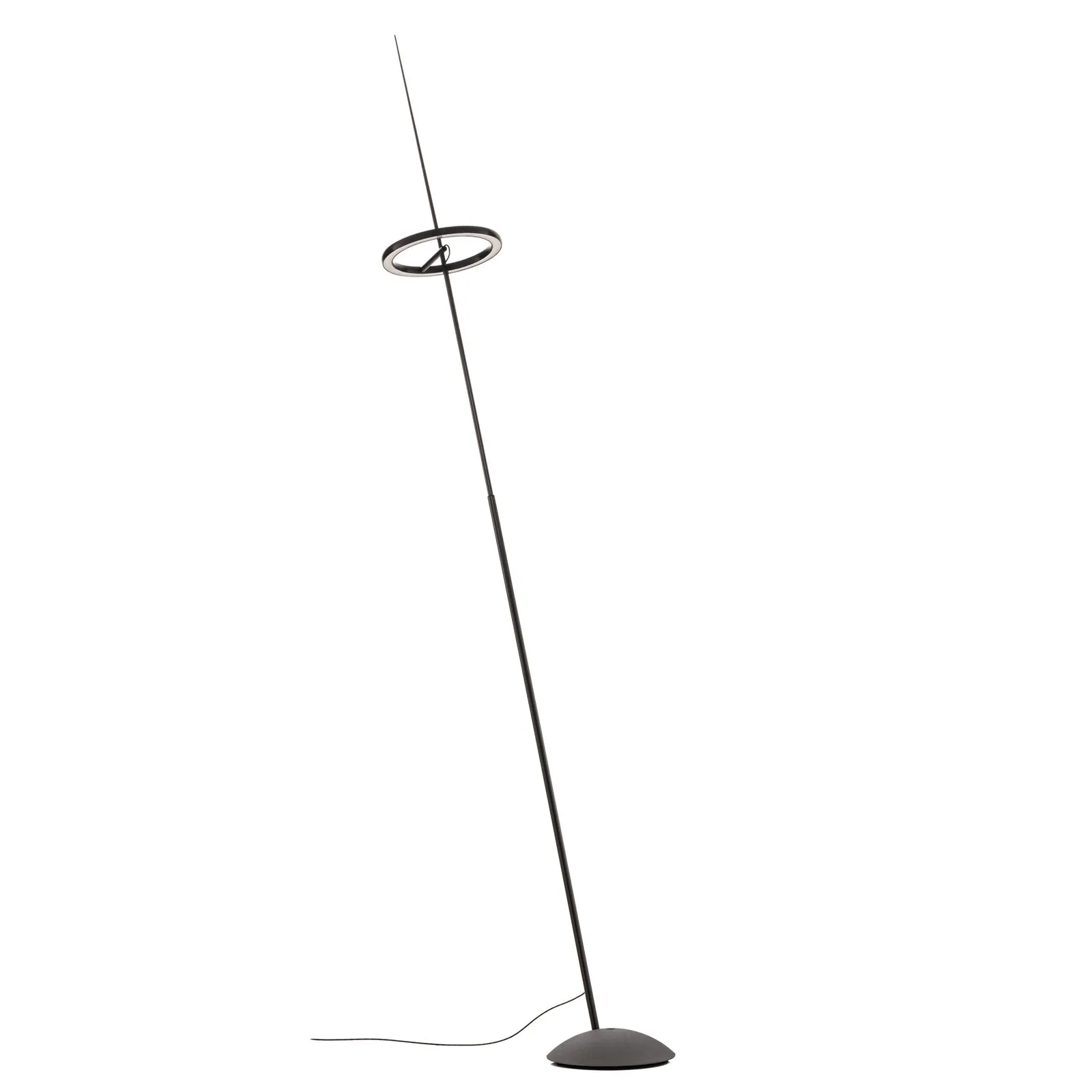 Lampada da pavimento LED Ringelpiez anulare nera