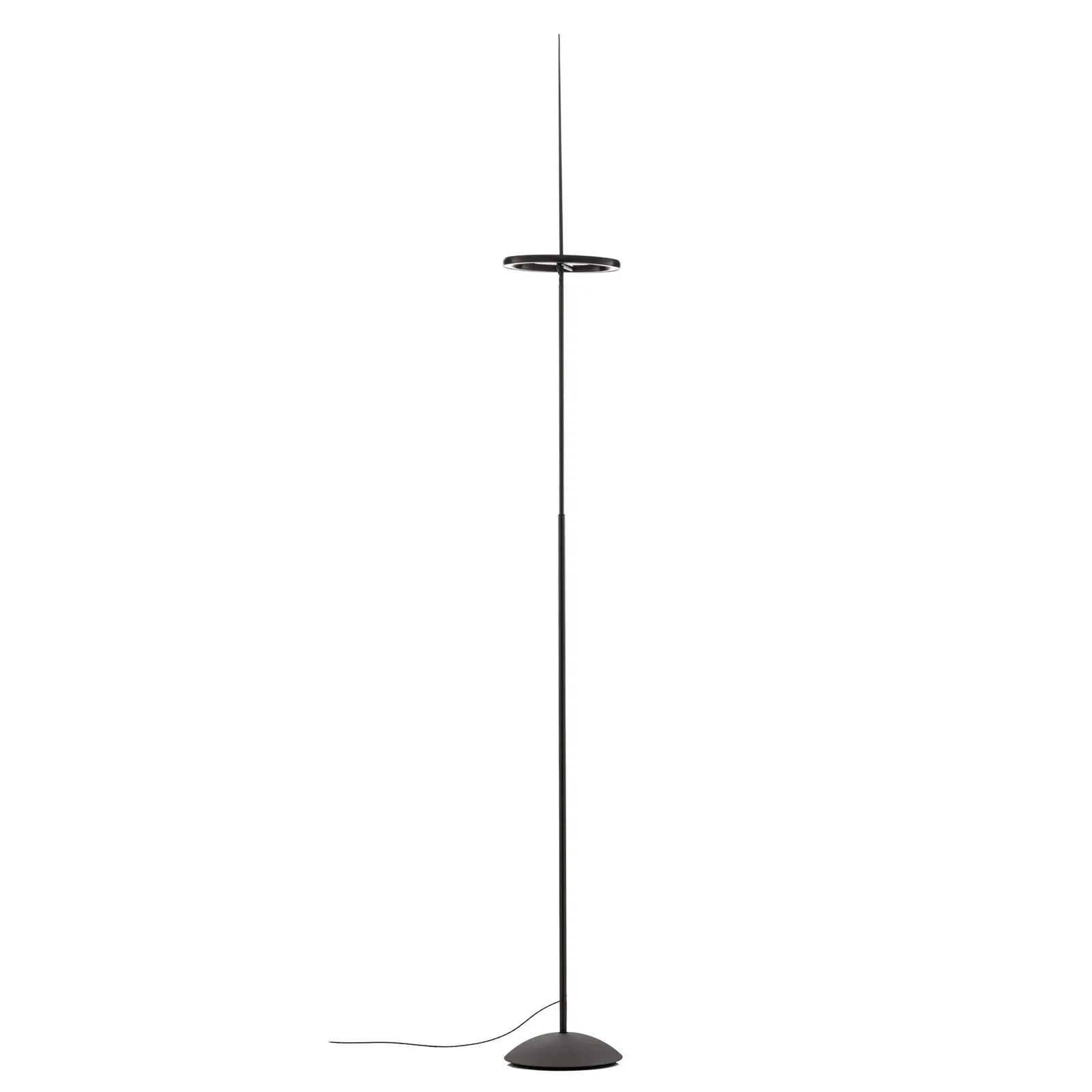 Lampada da pavimento LED Ringelpiez anulare nera