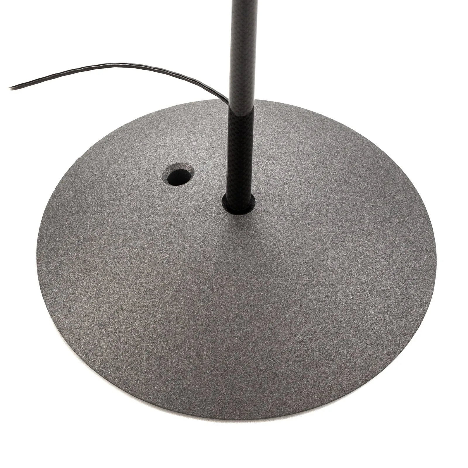 Lampada da pavimento LED Ringelpiez anulare nera