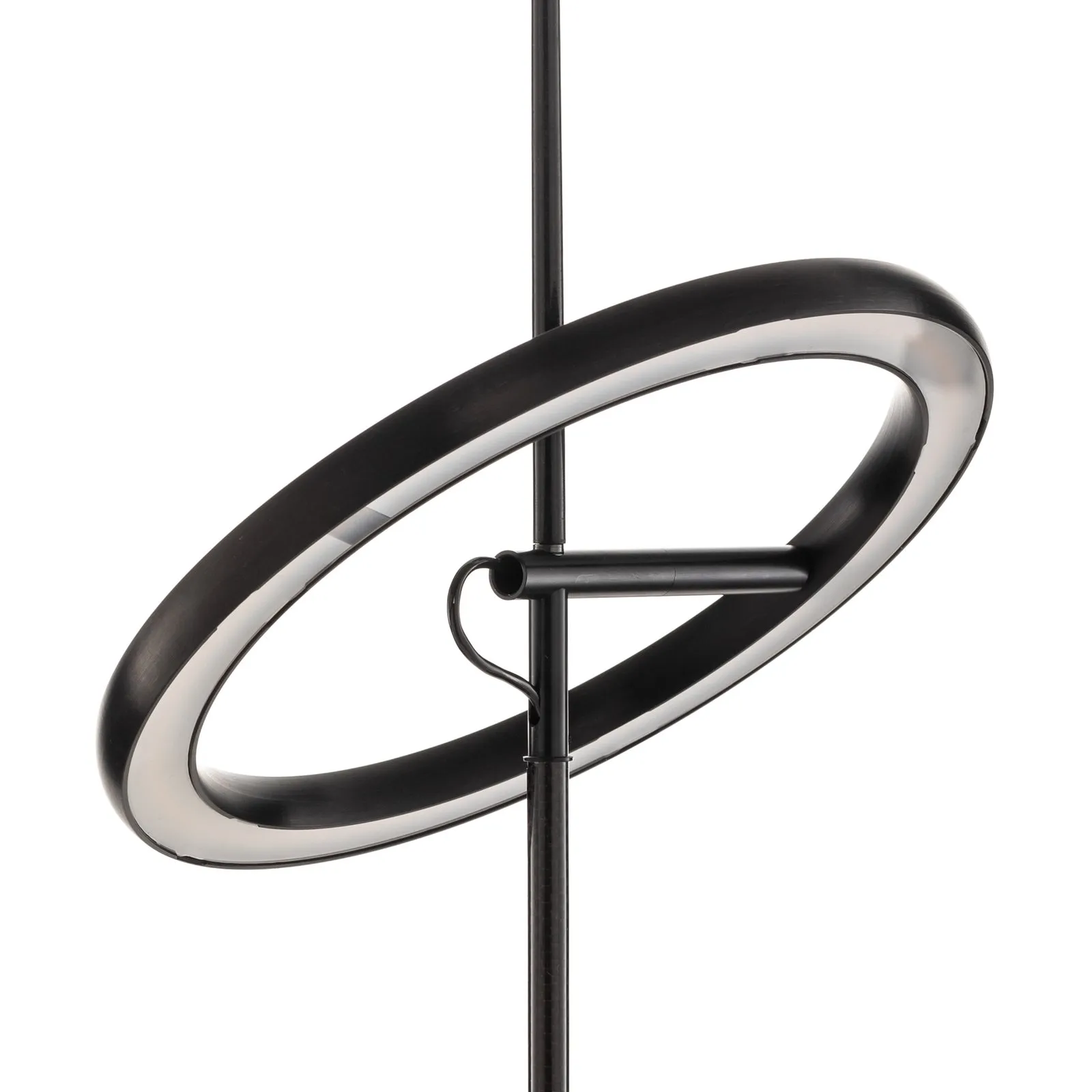 Lampada da pavimento LED Ringelpiez anulare nera