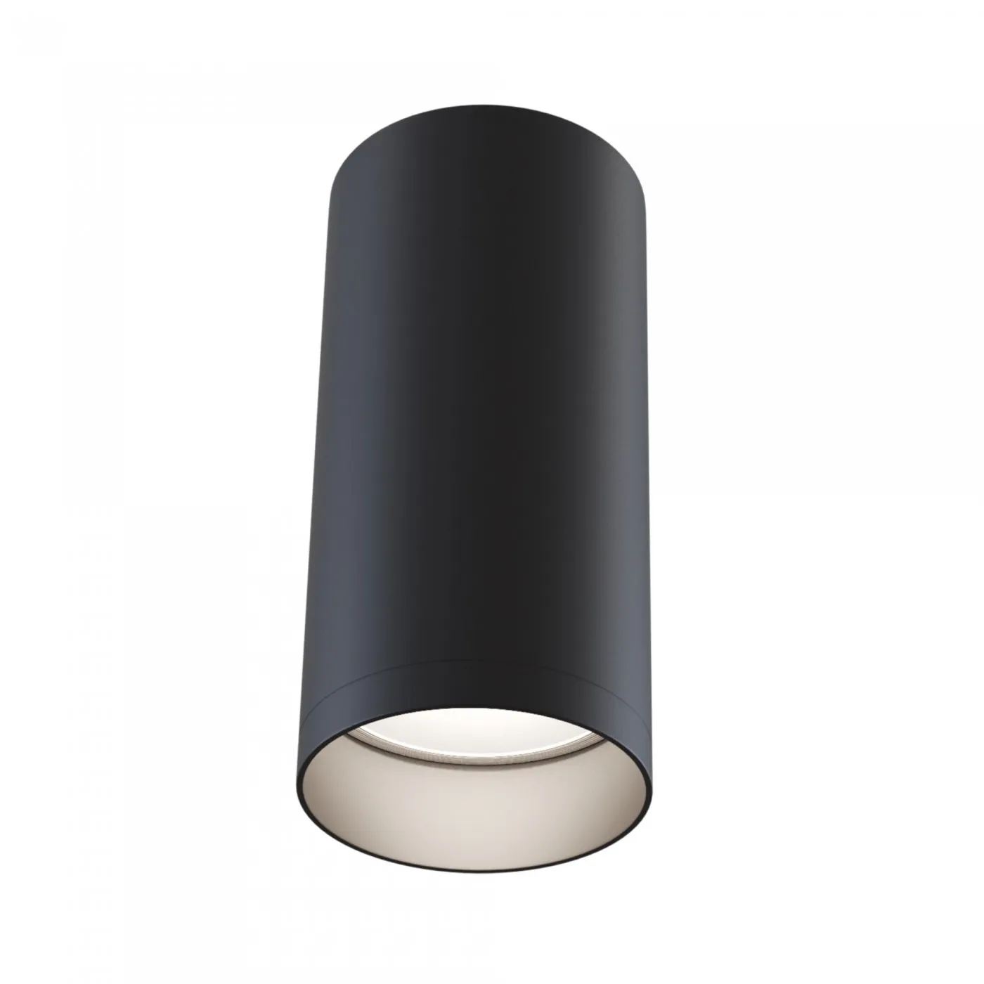 Lampada da Soffitto GU10 Focus Cilindro Nero Maytoni