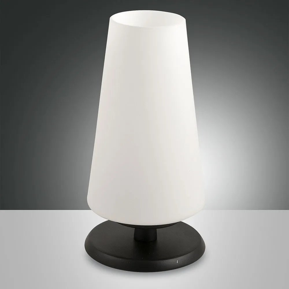 Lampada da Tavolo FABAS LUCE – MILADY Metallo Vetro D. 11