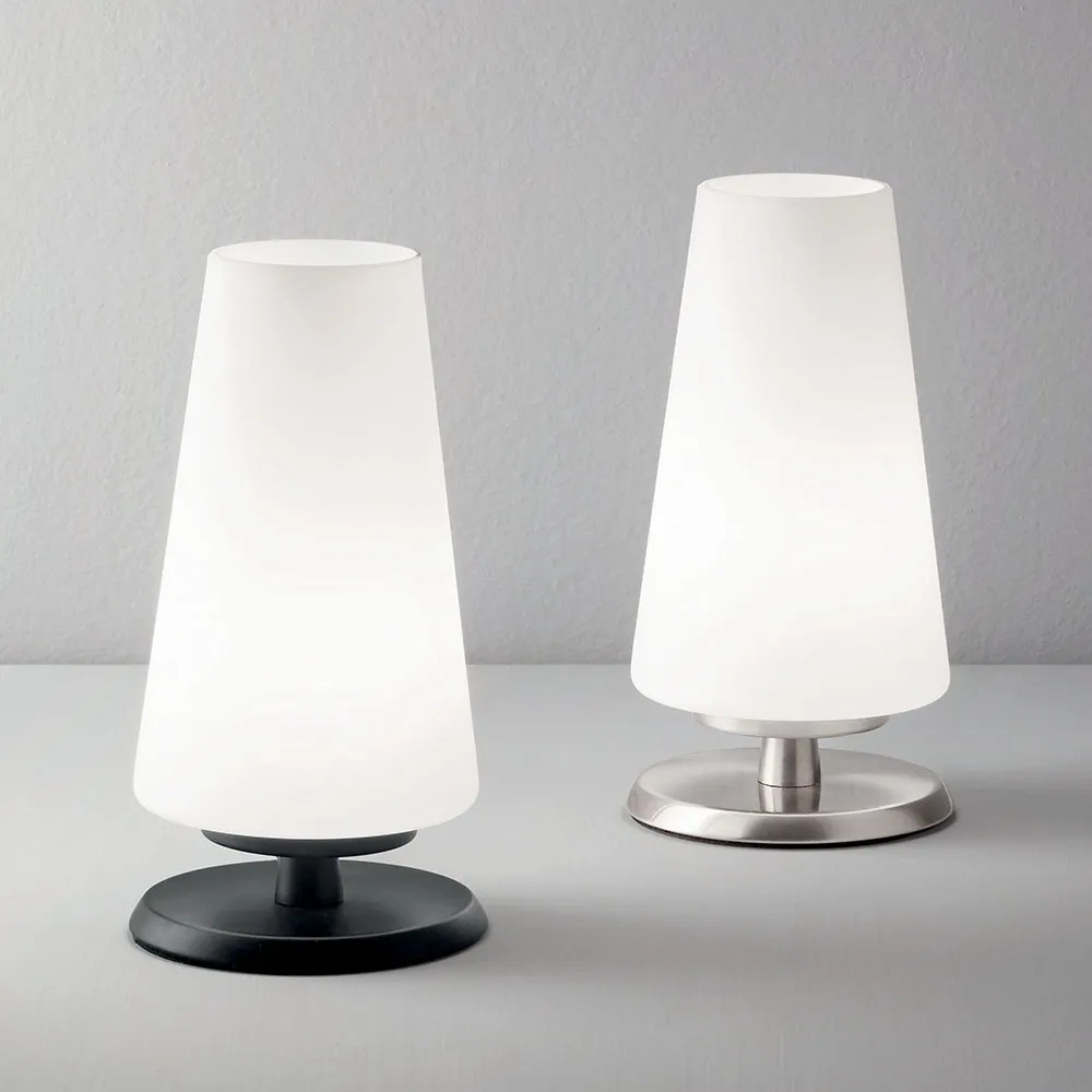 Lampada da Tavolo FABAS LUCE – MILADY Metallo Vetro D. 11