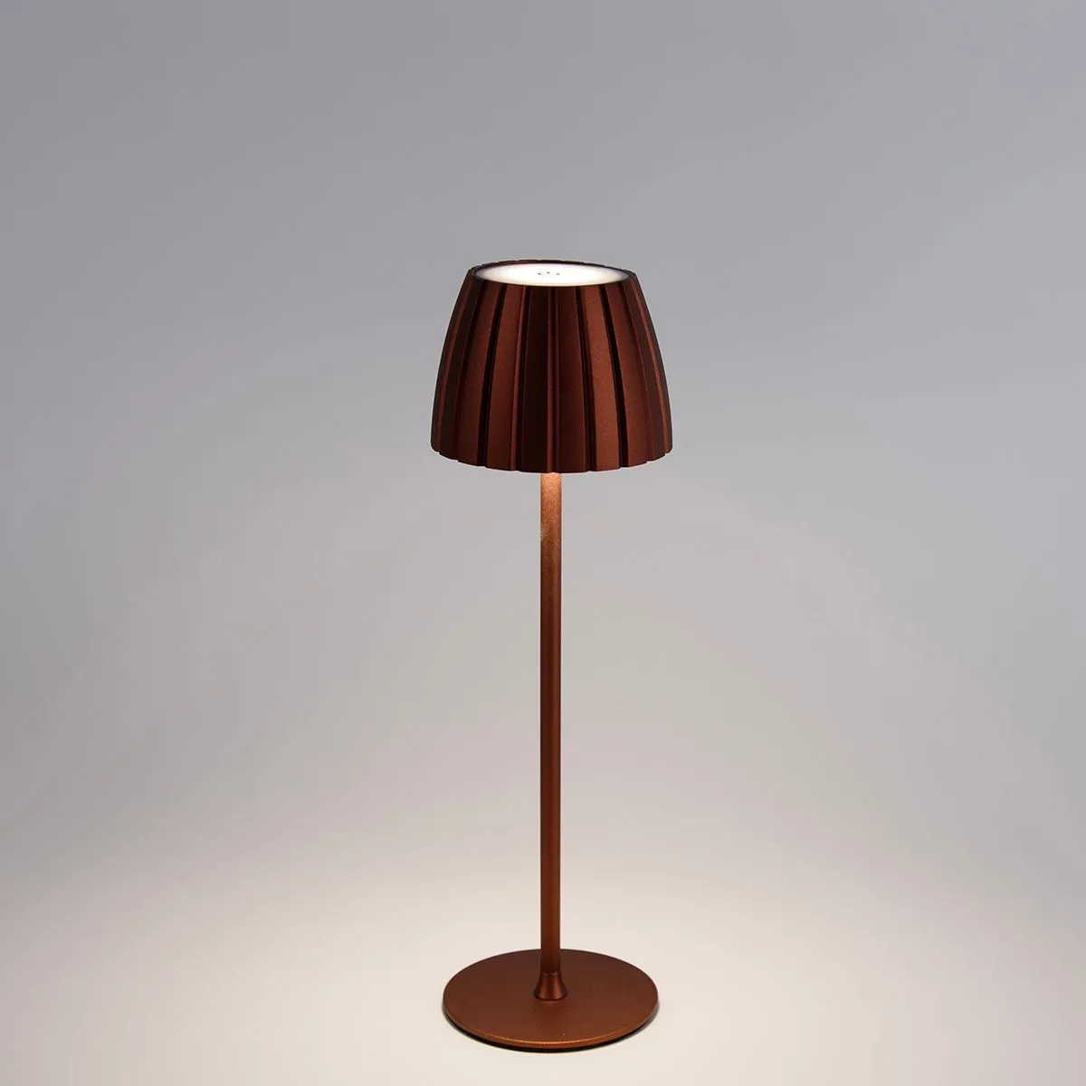 Lampada da tavolo moderna rossa dimmerabile in 3 fasi ricaricabile - Dolce