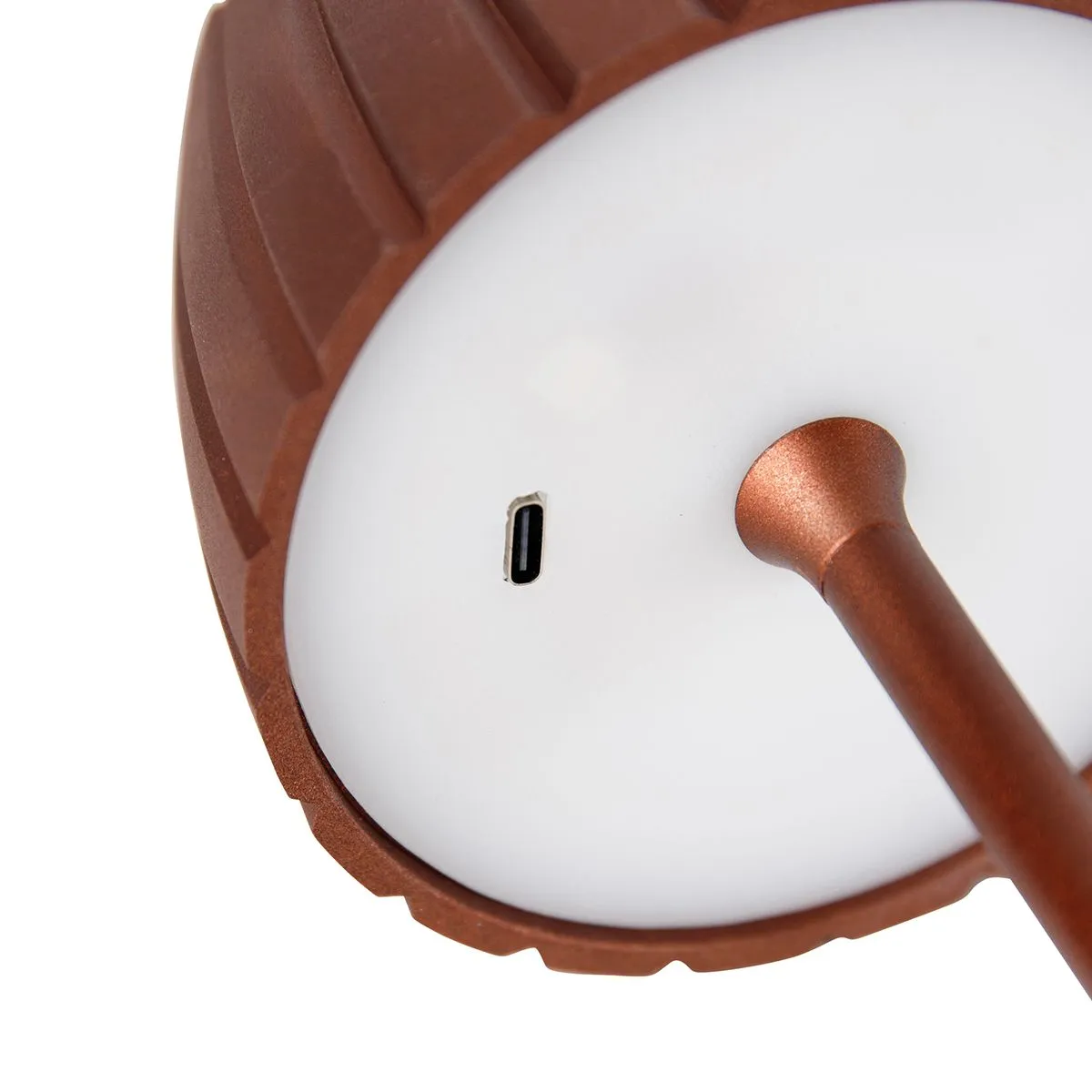 Lampada da tavolo moderna rossa dimmerabile in 3 fasi ricaricabile - Dolce