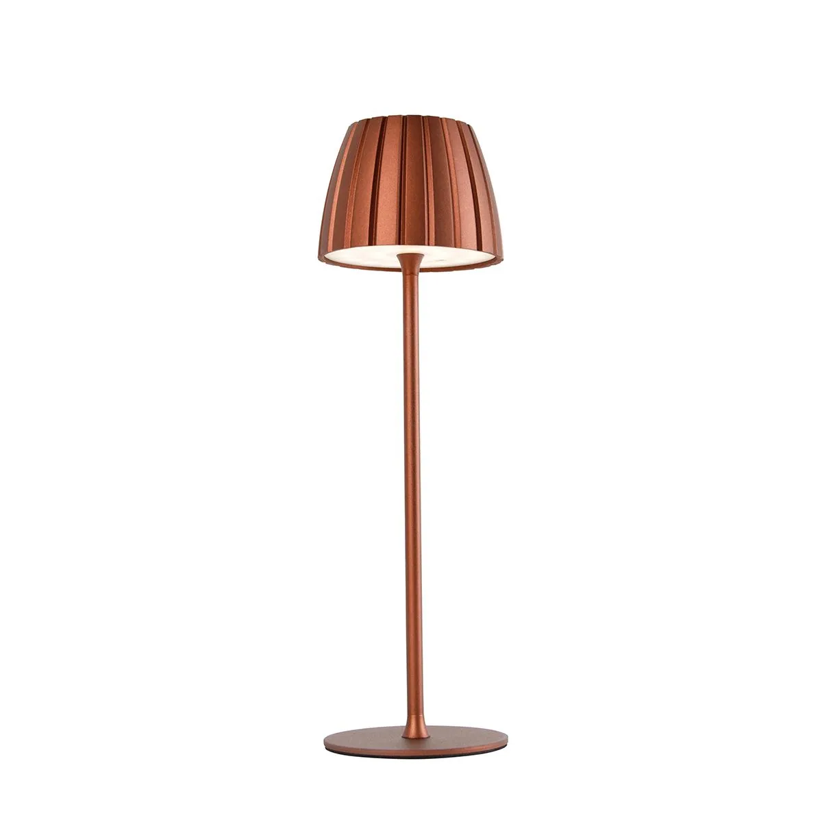 Lampada da tavolo moderna rossa dimmerabile in 3 fasi ricaricabile - Dolce