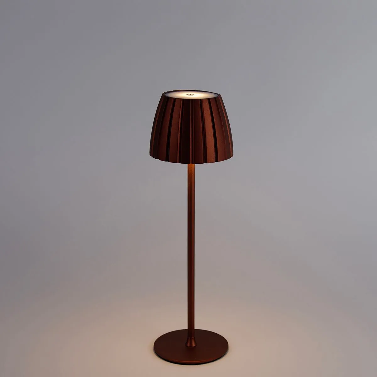 Lampada da tavolo moderna rossa dimmerabile in 3 fasi ricaricabile - Dolce