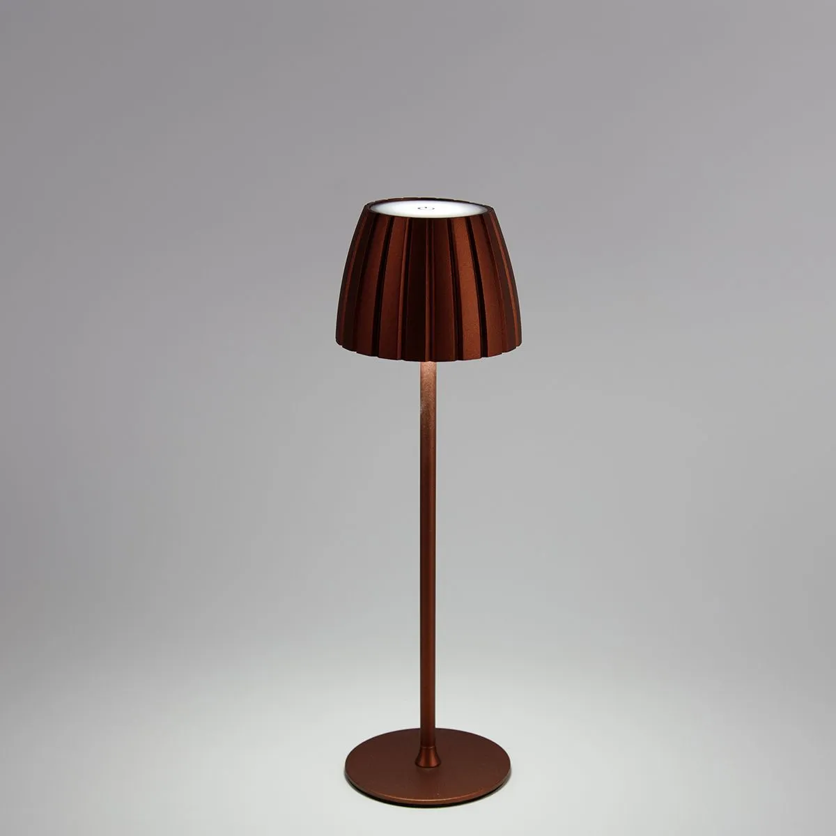 Lampada da tavolo moderna rossa dimmerabile in 3 fasi ricaricabile - Dolce