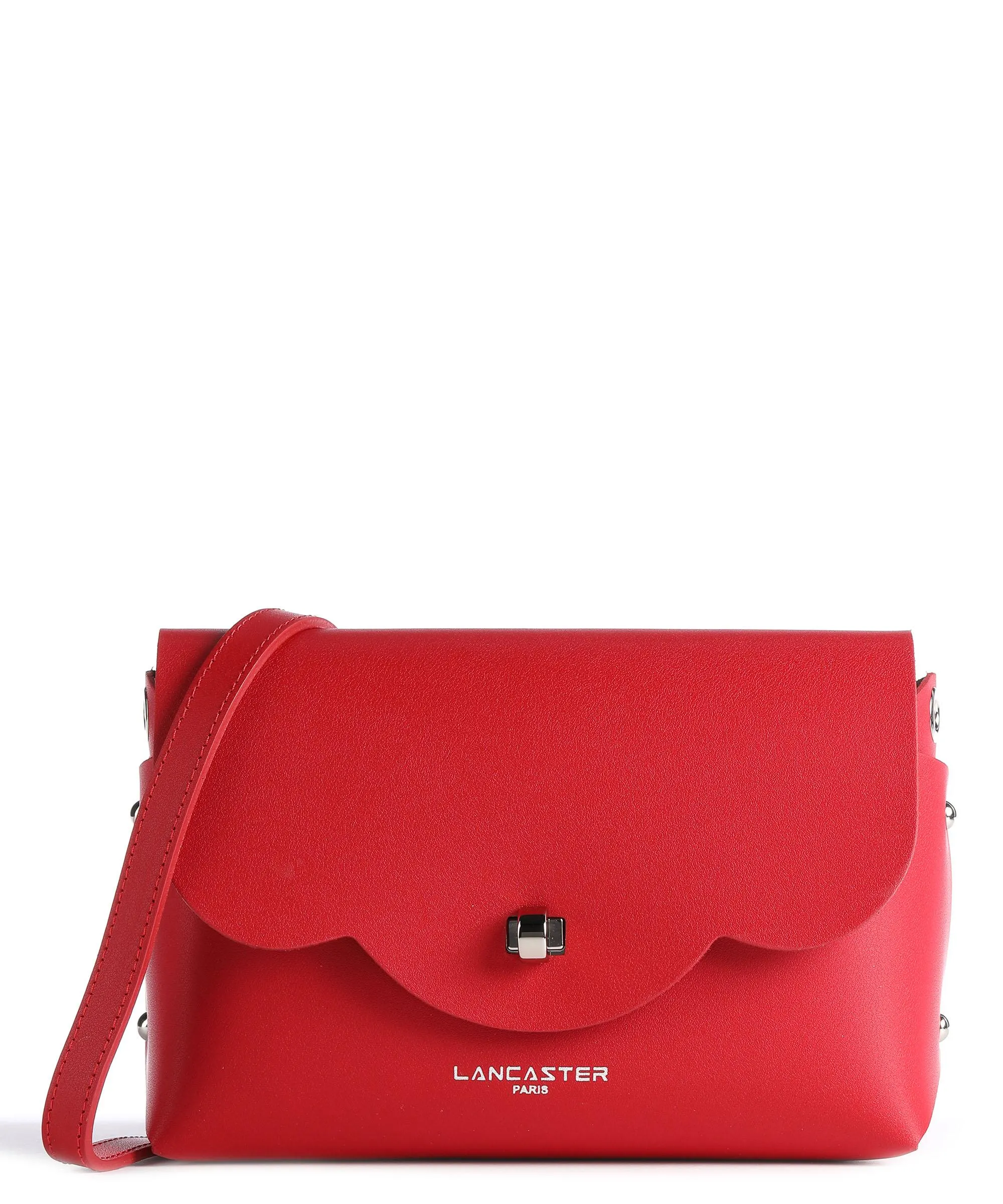  Lancaster Pur & Element City Flore Borsa a tracolla pelle bovina rosso  