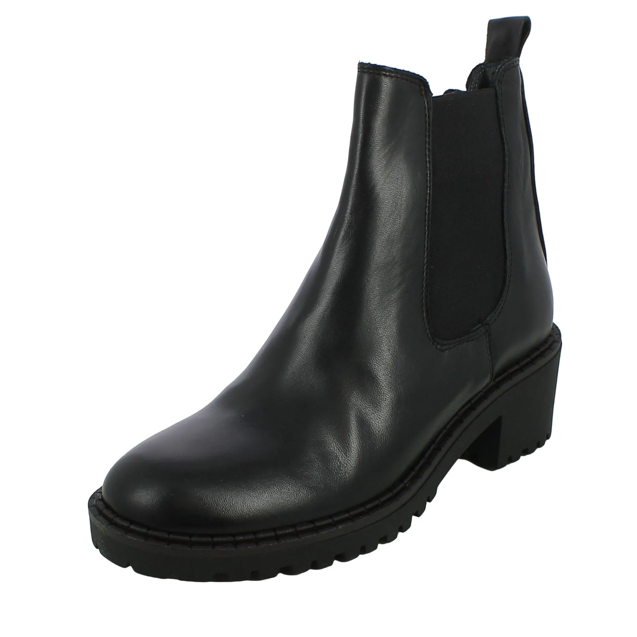 L'Angolo  Chelsea in Pelle Nera con Tacco 4 cm 