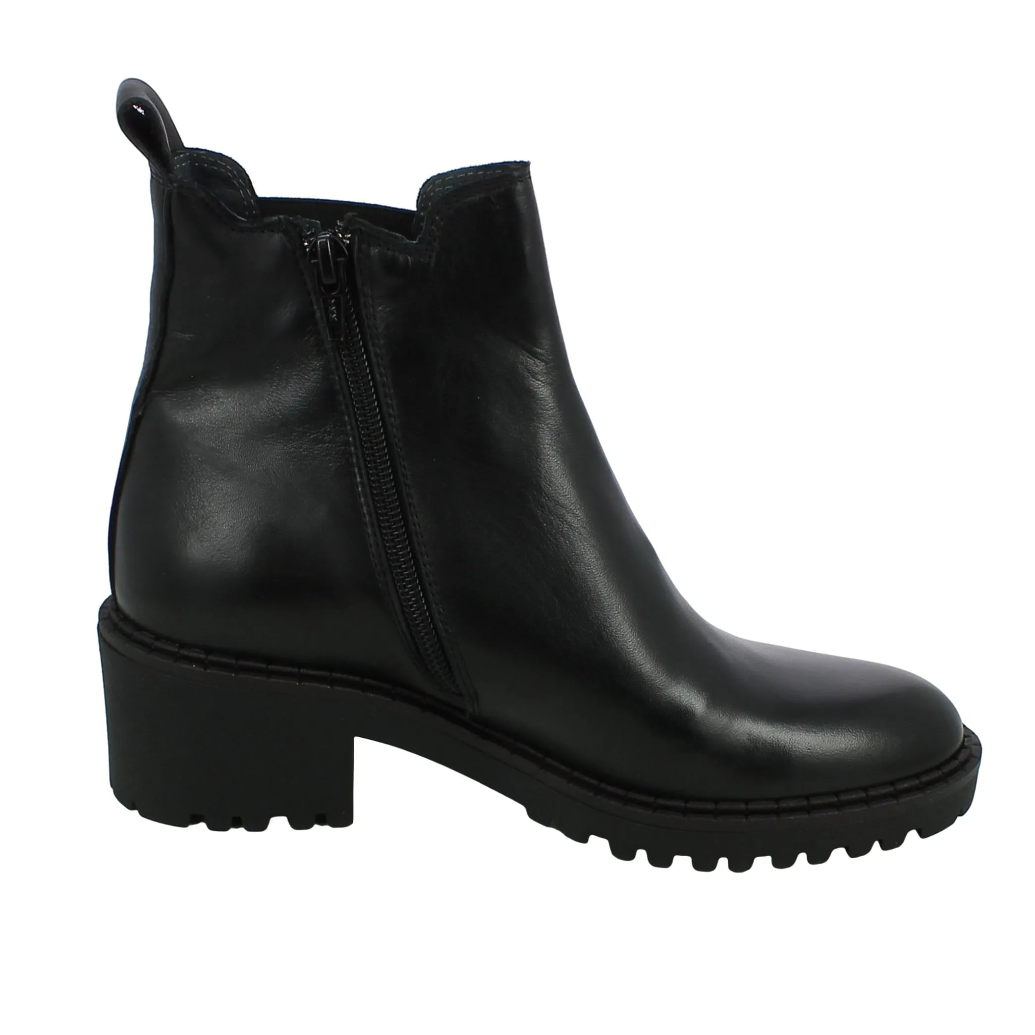 L'Angolo  Chelsea in Pelle Nera con Tacco 4 cm 