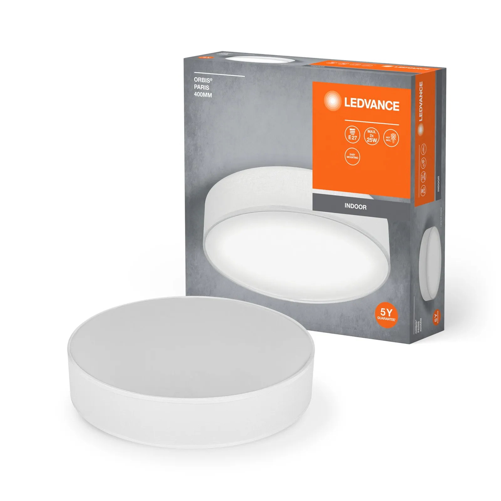 LEDVANCE Orbis Paris plafoniera Ø 40cm bianco