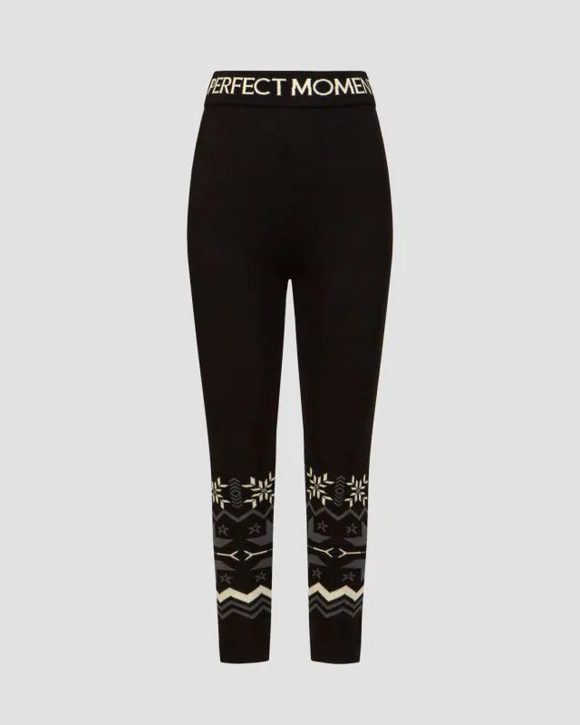 Leggings in lana da donna Perfect Moment Nordic