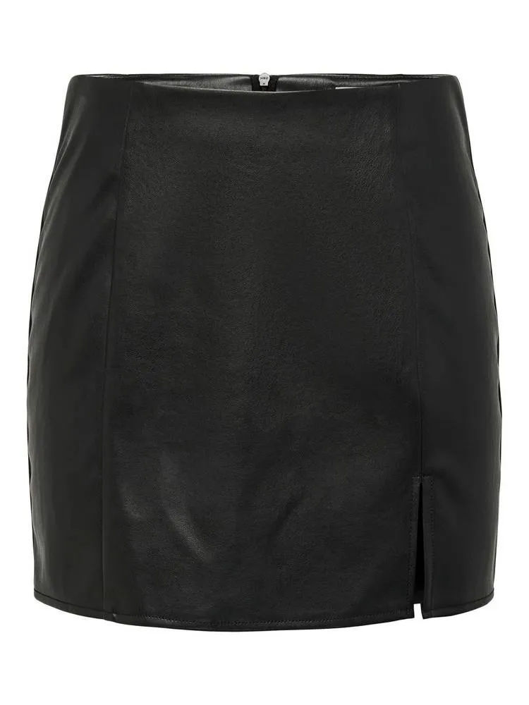 Leni Faux Leather Skirt - Gonna in Similpelle