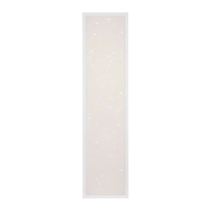 Leuchten-Direkt STARRYFLAT Plafoniera LED Bianco, 1-Luce, Telecomando